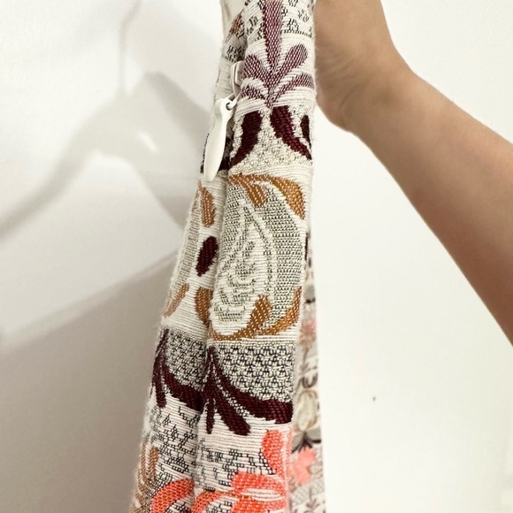 LOFT Shimmer Mosaic Shift Skirt Jacquard Print Mini size 0 - Picture 6 of 6